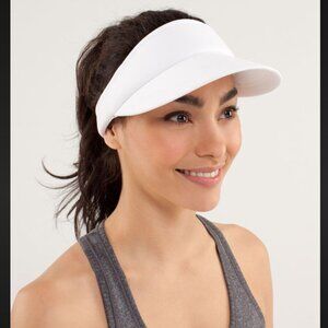 EUC Women's Lululemon White Visor